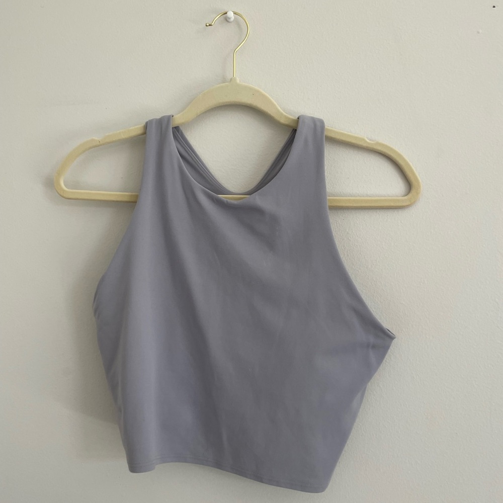 Lavender high neck top athleta
